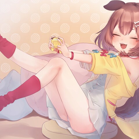 戌神ころねファンアート