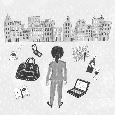 雑誌「婦人公論」扉イラスト