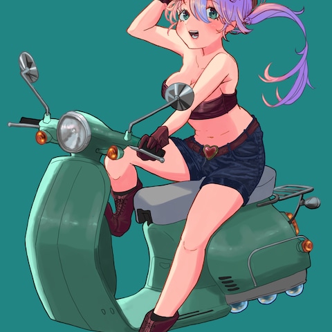 製作中のゲームのメインビジュアル