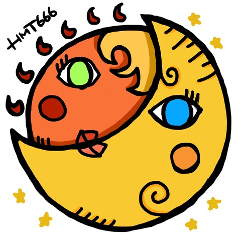 太陽と月