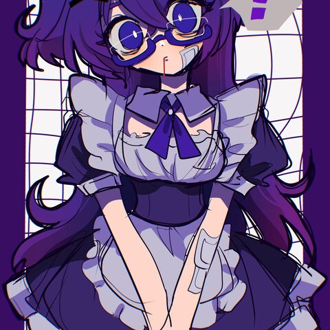 病みメイドガール