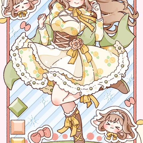 女の子(1枚絵)