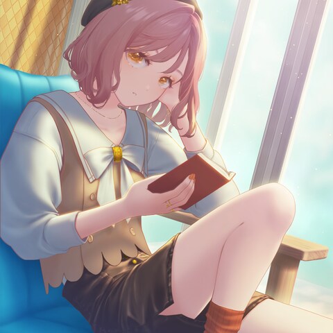 【オリジナルイラスト】読書の秋