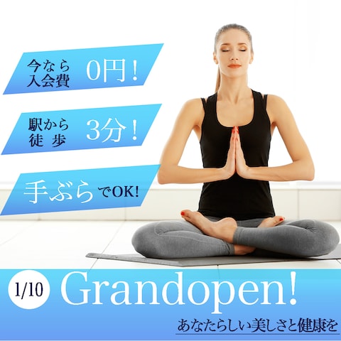 自主制作 YOGAバナー