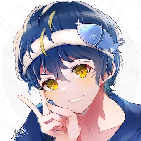 個人様のアイコン用イラスト