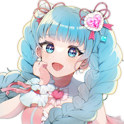 個人様のキャラクターデザインン＋アイコンイラスト制作