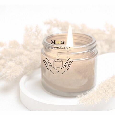 Aroma Candle Shop「Moon」のロゴ