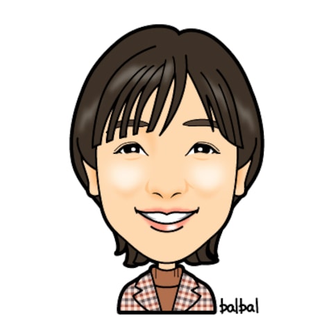 親しみやすい似顔絵 安藤サクラさん