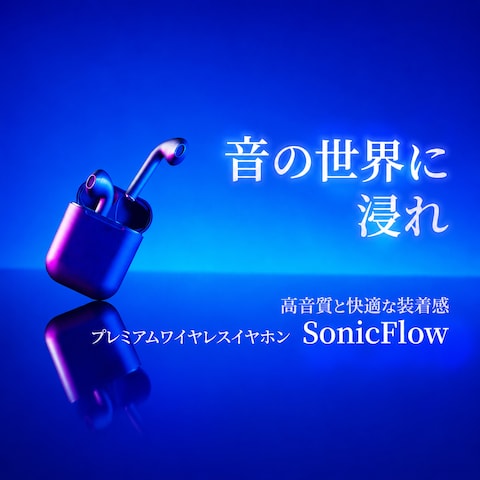 ワイヤレスイヤホンバナー