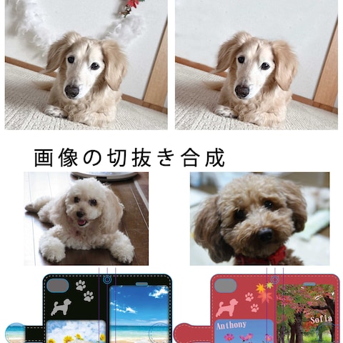 スマホケースデザイン・合成