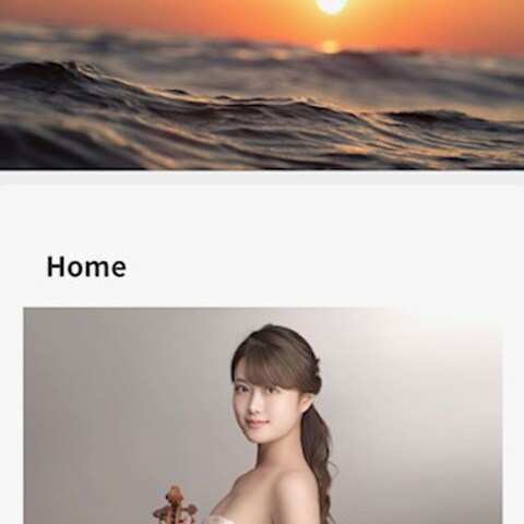 音楽家のWEBデザイン制作