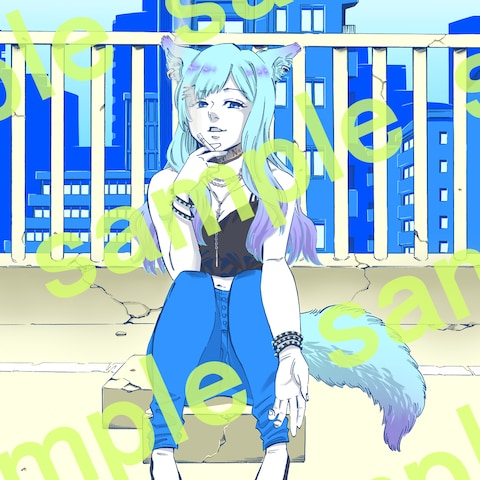動画サムネイルの依頼イラスト