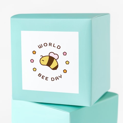 国際デー「世界ミツバチの日」ロゴ