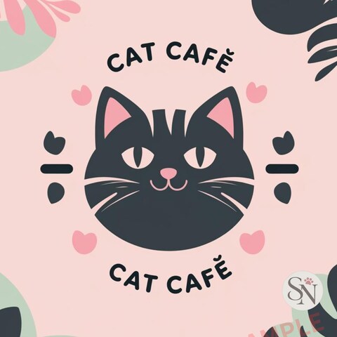 猫カフェ用ロゴ