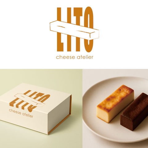 チーズケーキ専門店のロゴ