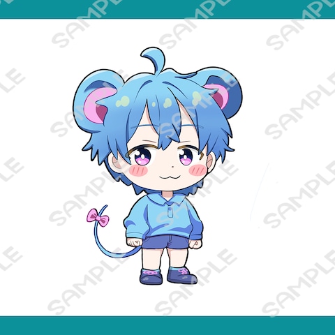 【ちびキャラ】ネズミモデルの男の子（チュウ吉）