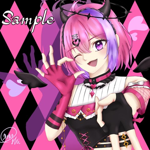 VTuber様、アイコン用イラスト