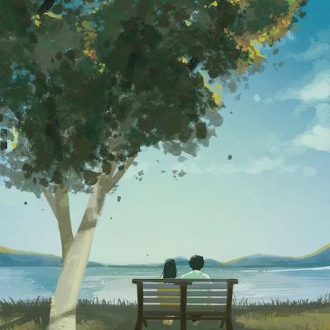 背景有りイラスト