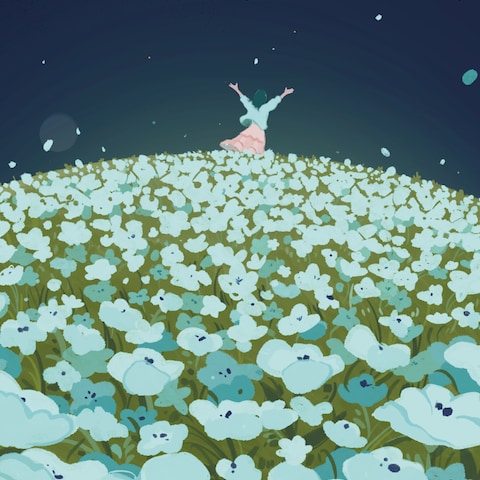 背景有りイラスト