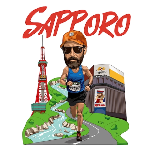 マラソン大会架空ポスター