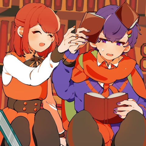 ゲーム 背景付きイラスト