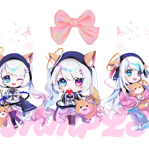 【ご依頼作品】グッズ用ミニキャラ