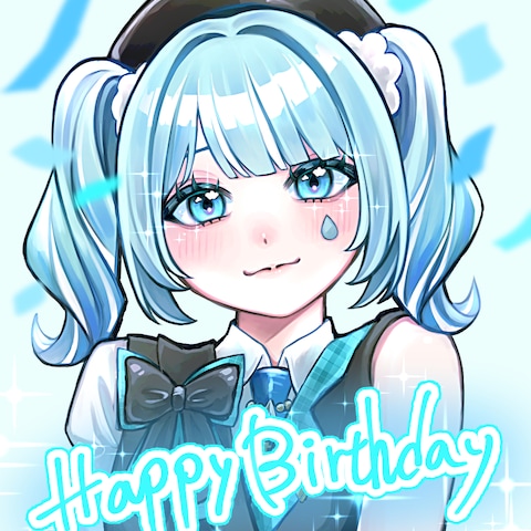 雨瀬りあ様お誕生日イラスト