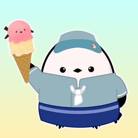 シマエナガと料理パズルのＵＩデザイン／イラスト全般