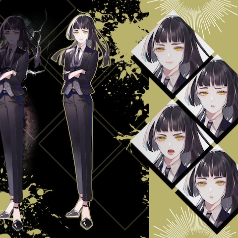 TRPG用キャラクター立ち絵