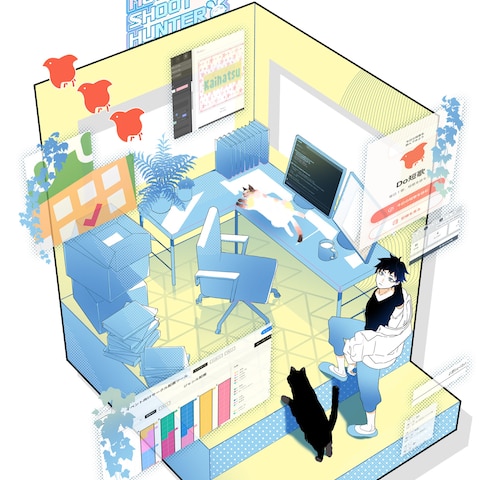 表使用イラストです
