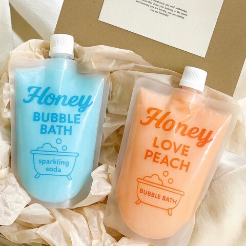 入浴剤のパッケージデザイン