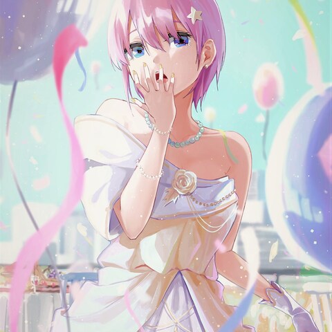 五等分の花嫁 一花 | ふかひとさん(イラストレーター)の