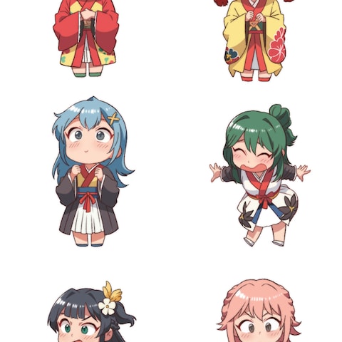 Q版キャラクターイラスト制作
