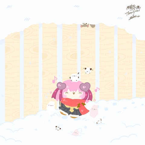 ご依頼　背景ありデフォルメイラスト