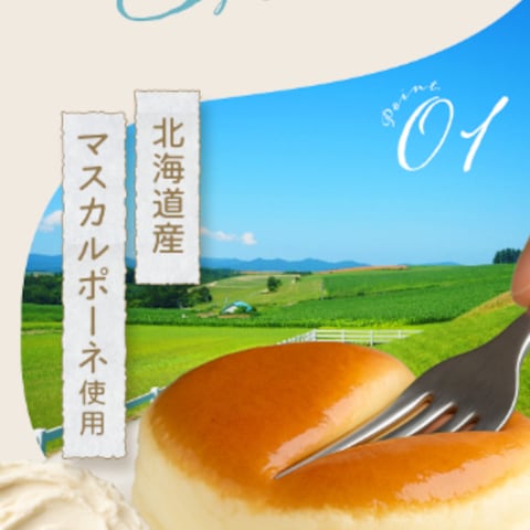 【サンプル】スフレチーズケーキLP