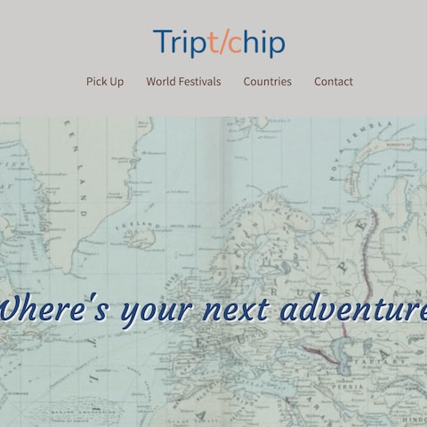 旅行のヒントサイトを作成