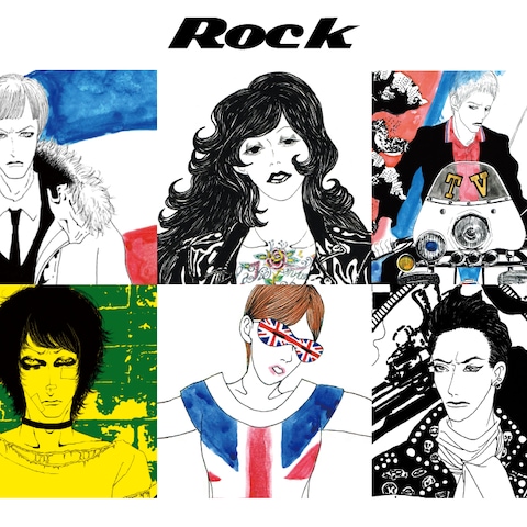 ロック調イラスト参考例