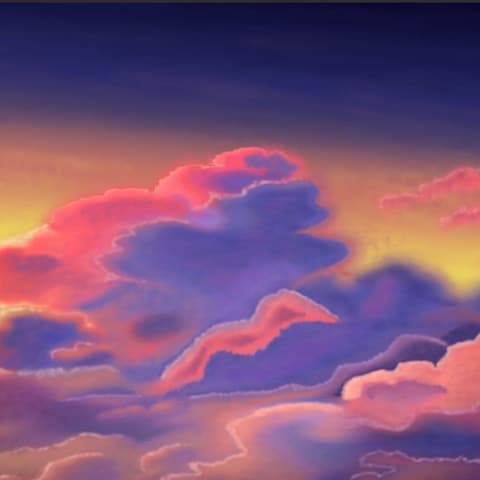 黄昏の雲海(M)