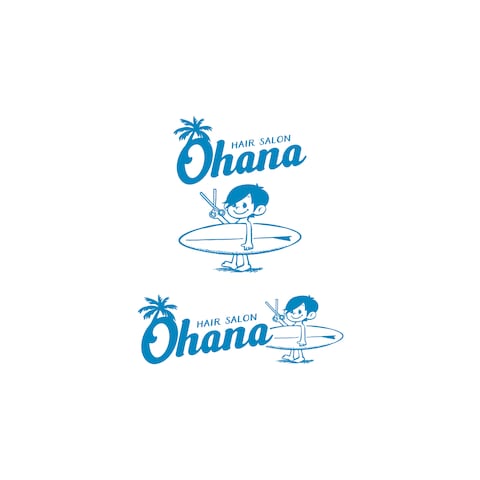 HAIR SALON Ohana様のロゴ