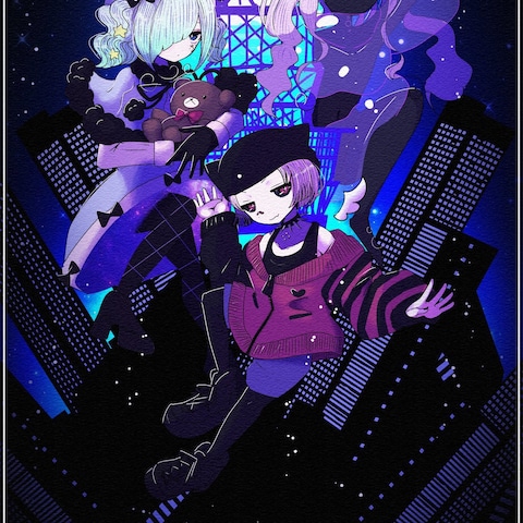 サンプル用イラスト(1枚絵、複数人構図)