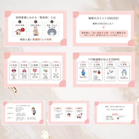 急変時の対応（訪問看護）　勉強会スライド