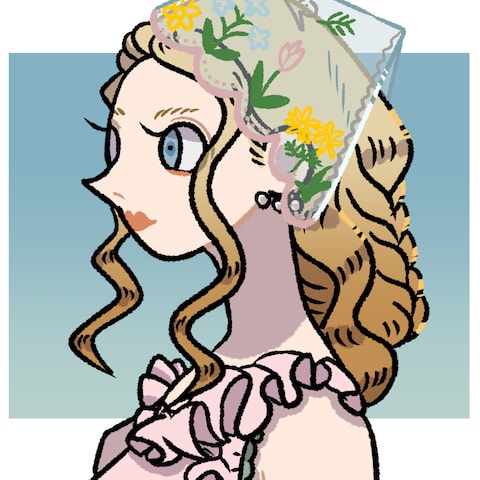 バストアップ女の子