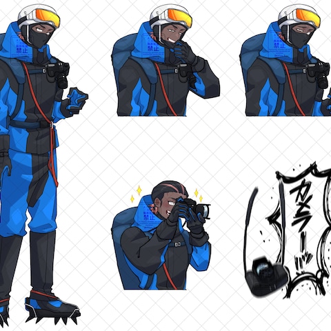 TRPG探索者立ち絵・差分