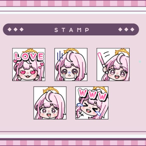 Twitch、Instagram用スタンプ