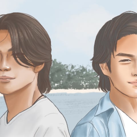 サンプル似顔絵