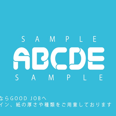 某事業者様 名刺デザイン(表面)