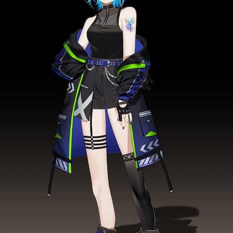 吐虛様 IRIAM用立ち絵イラスト