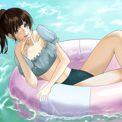 水着の女の子