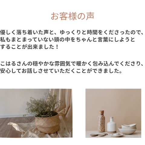 お客様の声