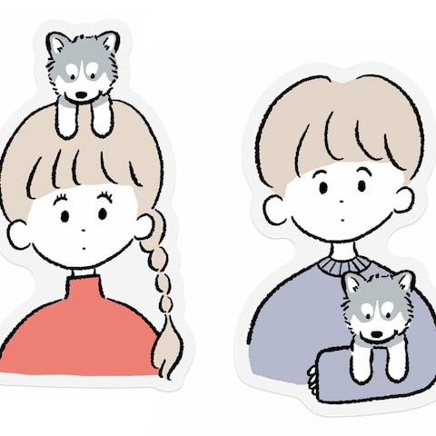 ハスキージェラート / グッズイラスト